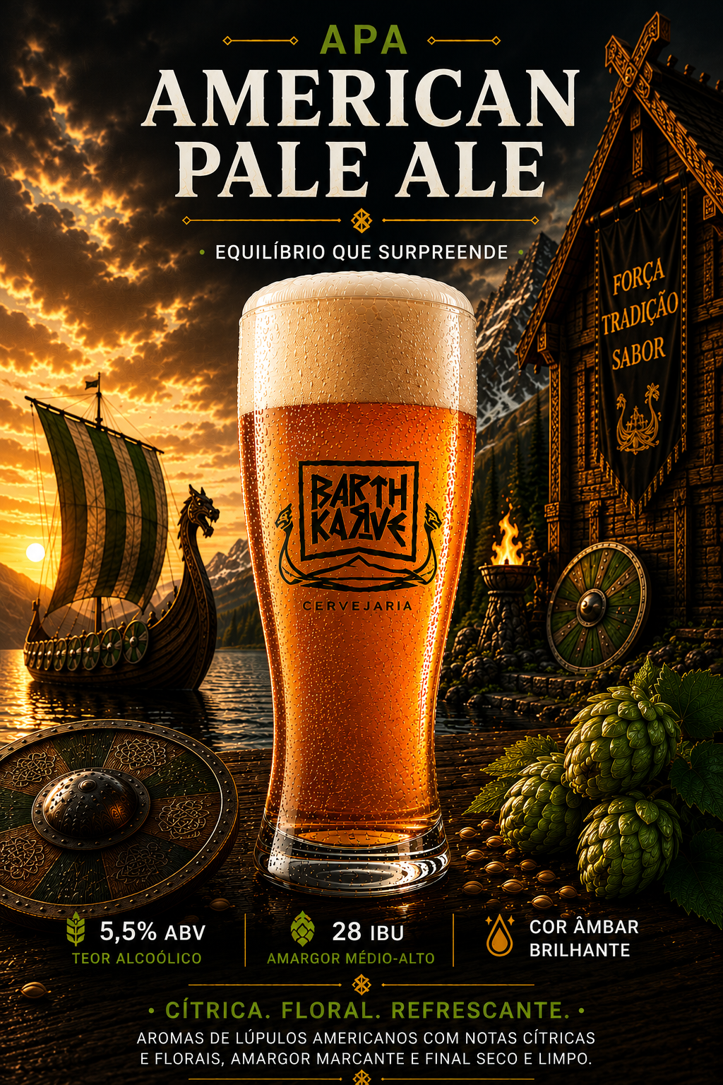Cerveja APA — American Pale Ale