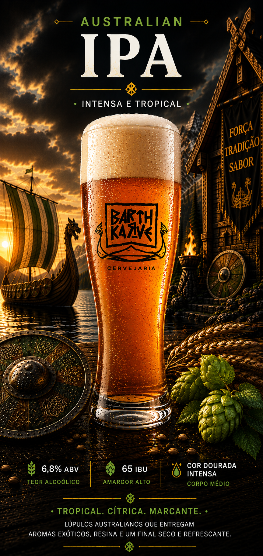 Cerveja Australian IPA — Australian IPA